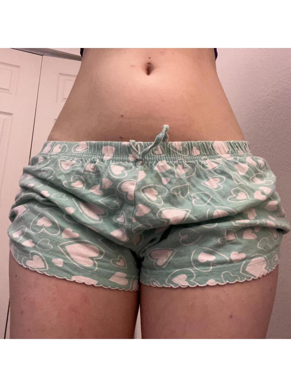 vintage mini pajama shorts